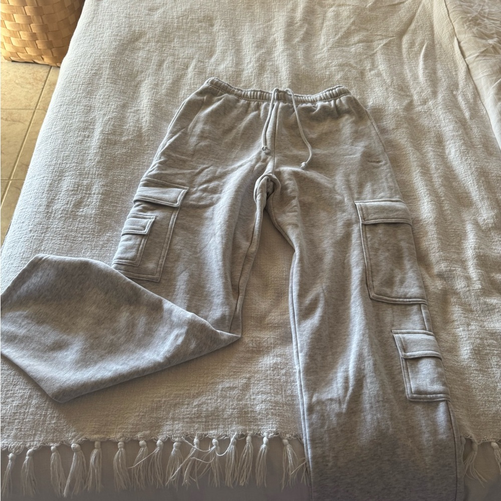 GARAGE Grey Cargo Jogger brand new with tags originally $65